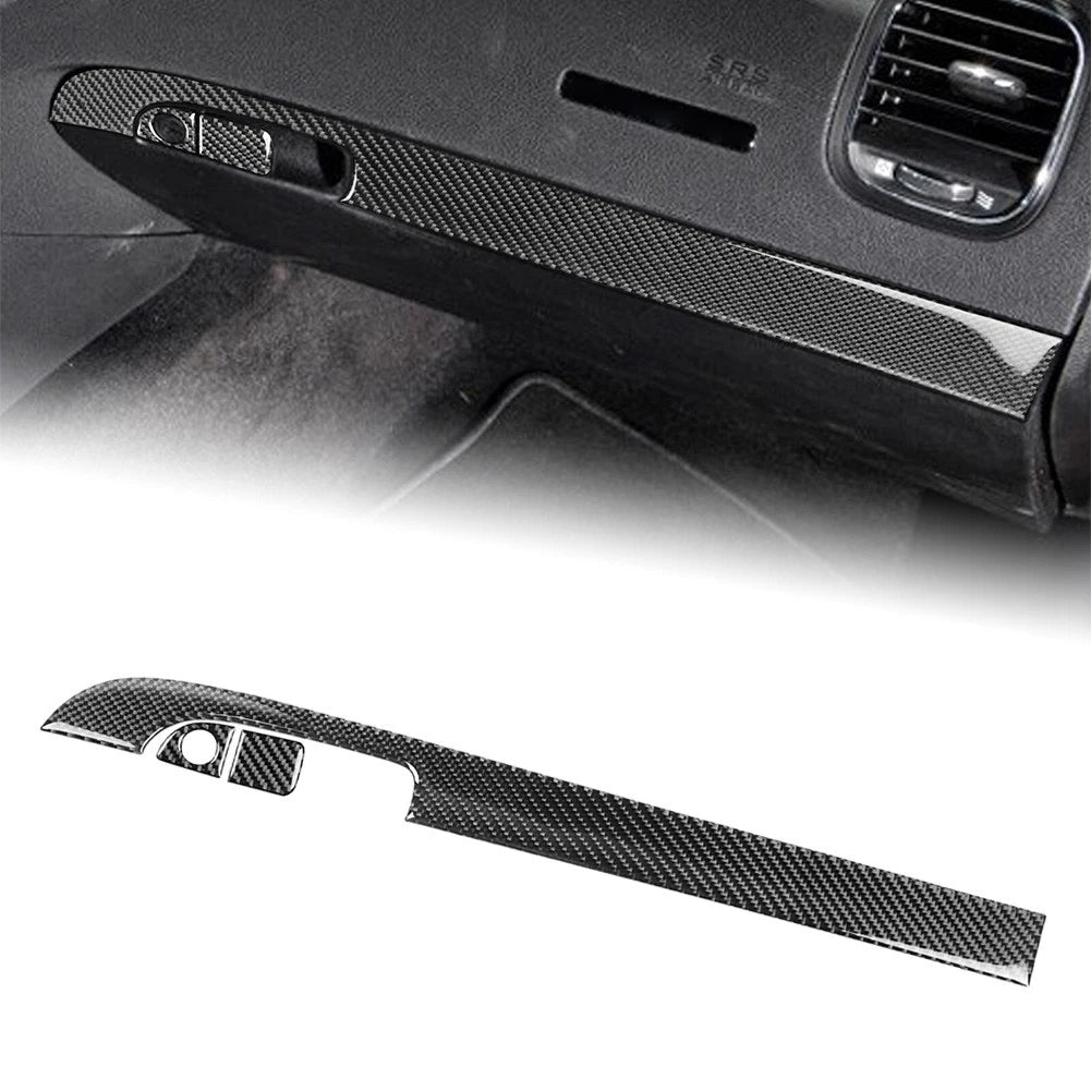 3Pcs Carbon Fiber Dashboard Panel Cover Trim for Dodge Charger (2015–2020)