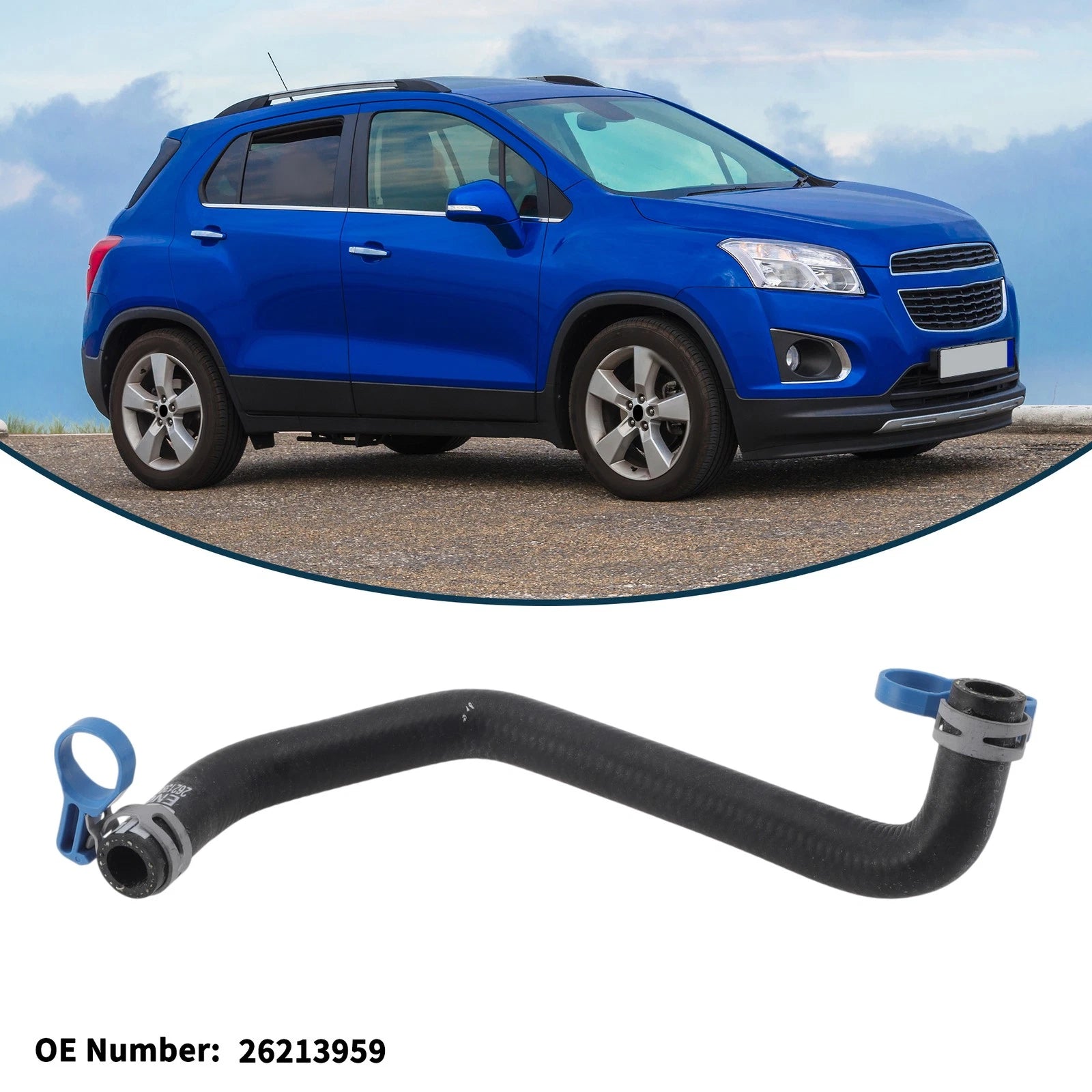 Radiator Hose Coolant Pipe Replacement for Chevrolet Trax Onix 2020–2021