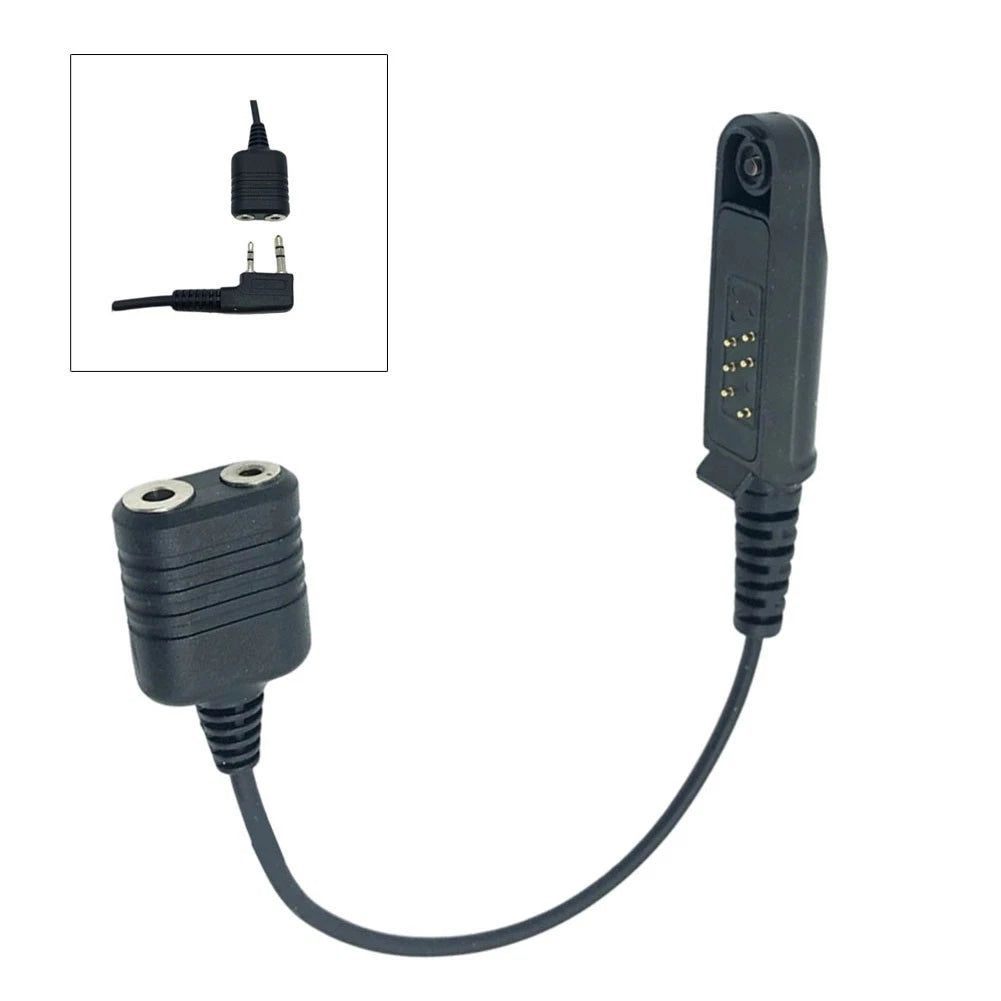 K-Type Connector 2-Pin Audio Adapter for UV-9R Plus, BF-9700 (2017–2023)