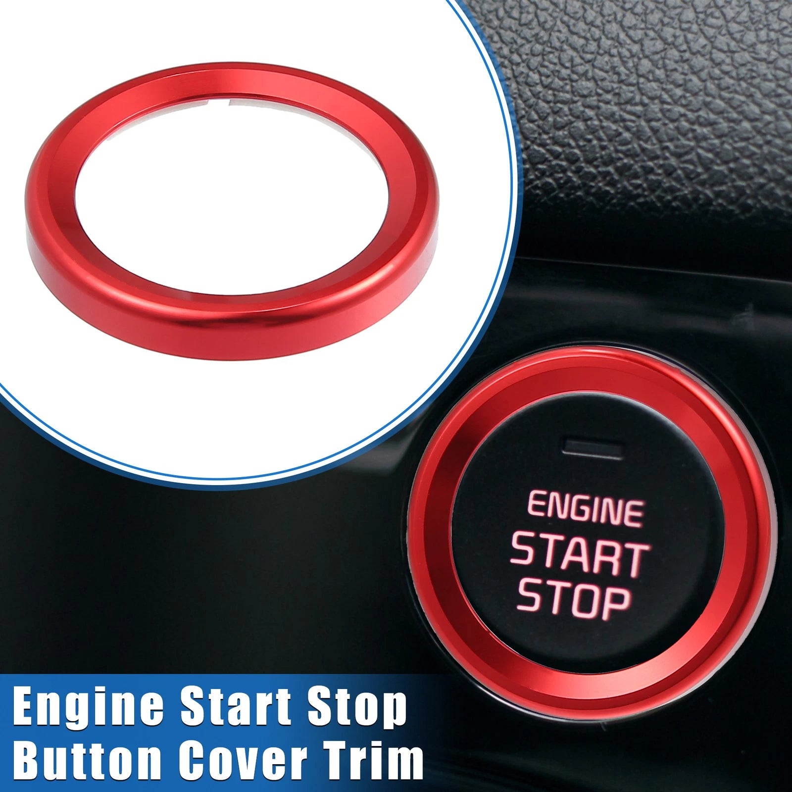 Push Button Cover for Ford Maverick (2022–2023) Red