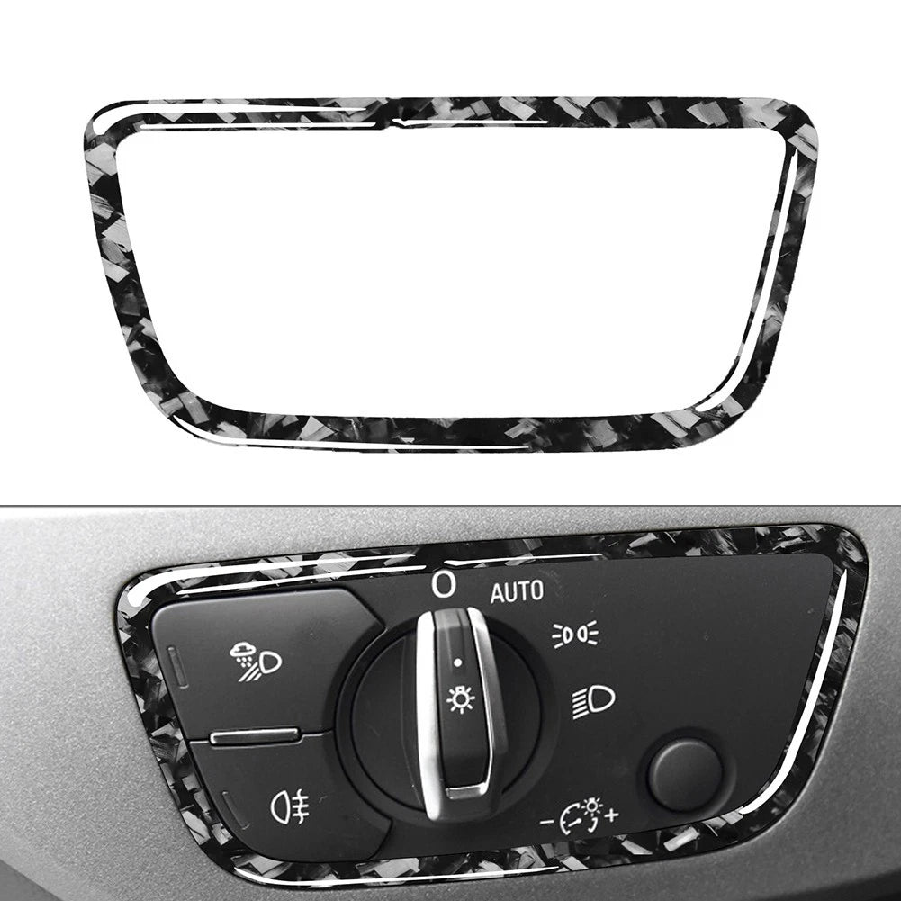 Headlight Switch Button Panel Cover Trim For Audi A4 B9 A5 S4 RS4 Q5 Q7 SQ5