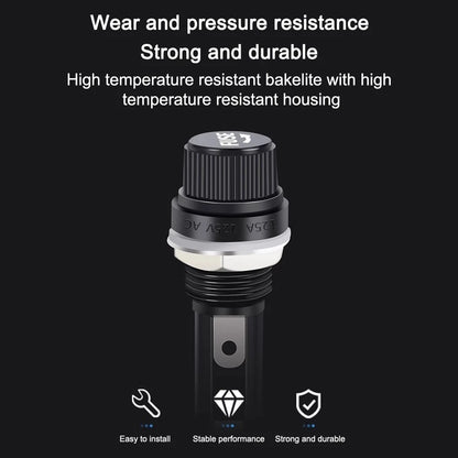 Panel Mount Fuse Holder for 5x20mm Glass Fuses 10A 250V