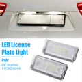 White LED License Plate Light 2PC for BMW 323i 328i E46 (1999–2000)
