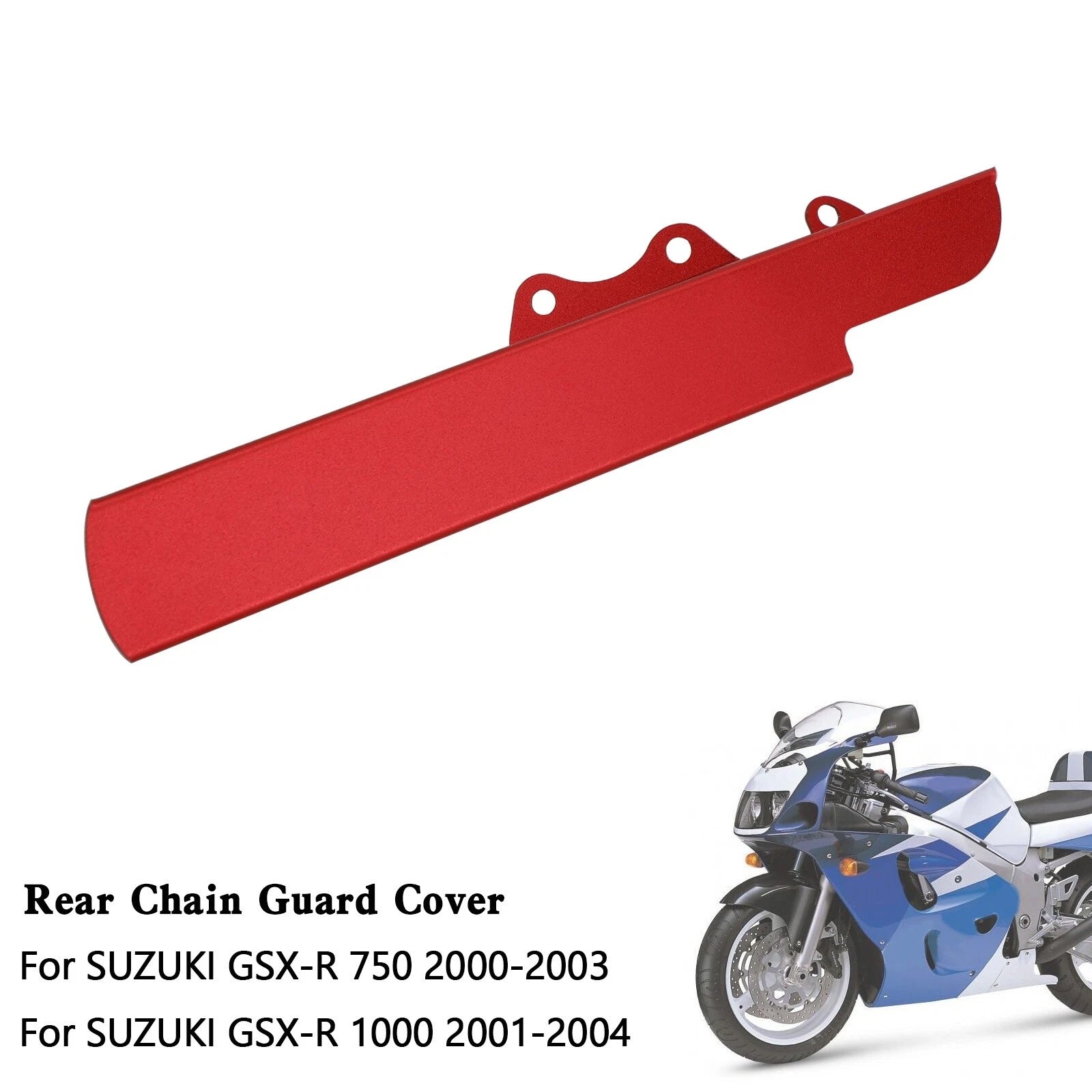Sprocket Chain Guard Cover for Suzuki GSX-R 1000 GSX-R 750 (2000–2003) Red