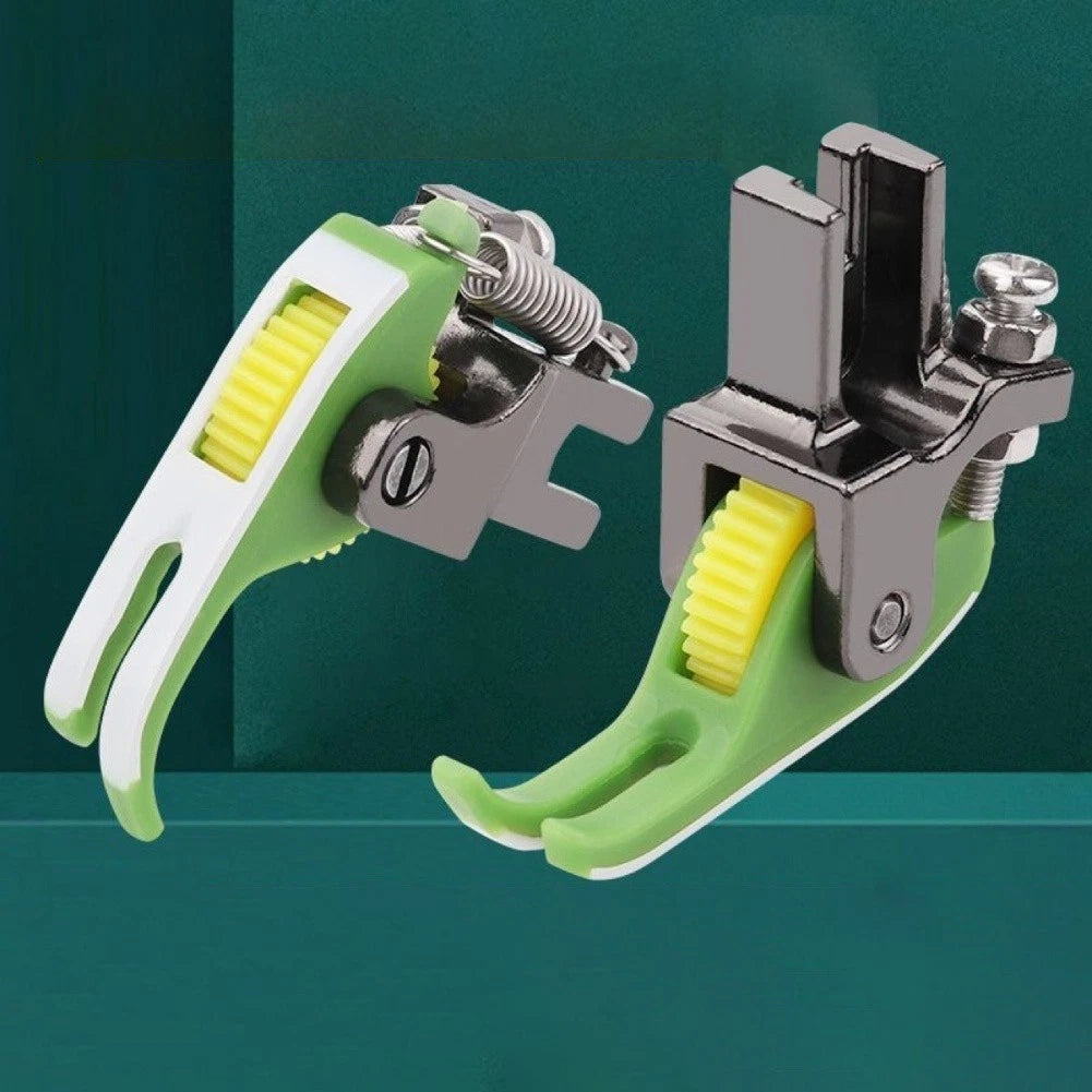 Single Needle Plastic Roller Presser Foot for Sewing Machines