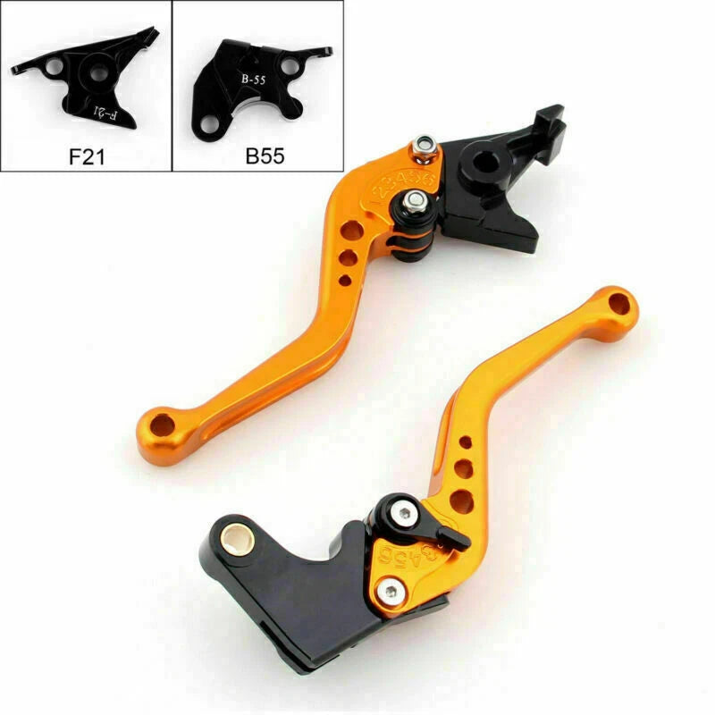 Short Brake Clutch Levers for Buell XB12 XB9 Ulysses XB12XT XB12X (2003–2010) Gold T9