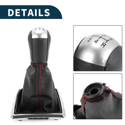 5 Speed Manual Gear Shifter Knob with Cover for Ford Focus MK2 (2004–2008)