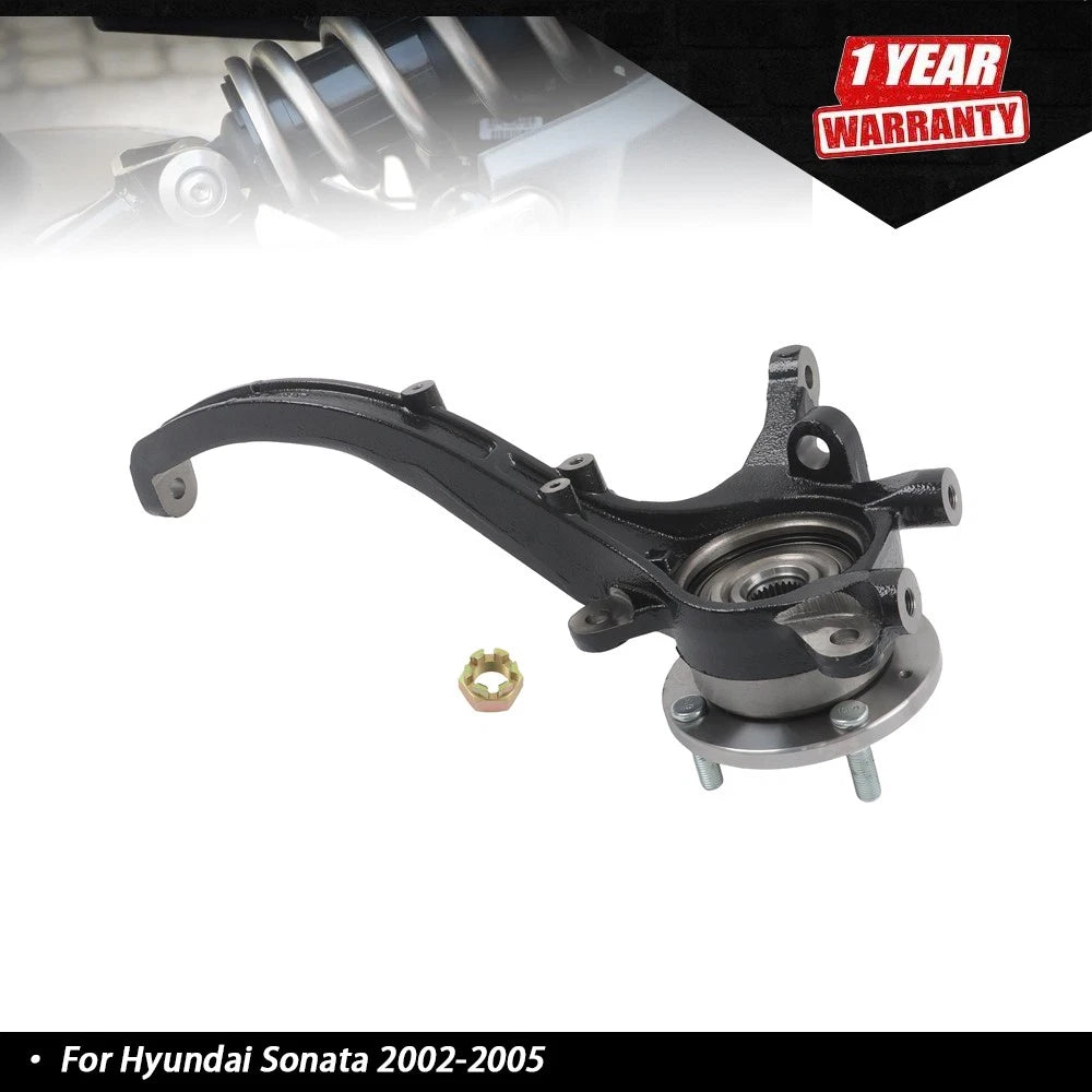 Steering Knuckle & Hub Bearing for Hyundai Sonata, Kia Optima (2002–2005) LK100