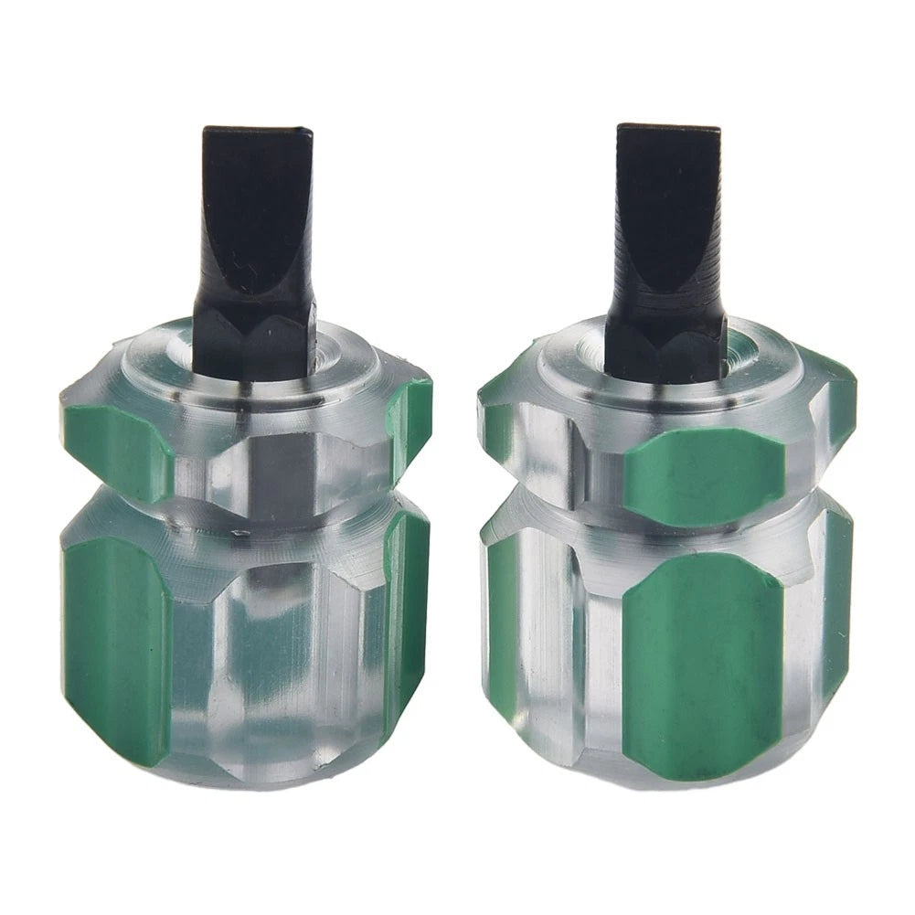 2X Portable Screwdriver Set - Flat Head & Cross-Head Repair Tools
