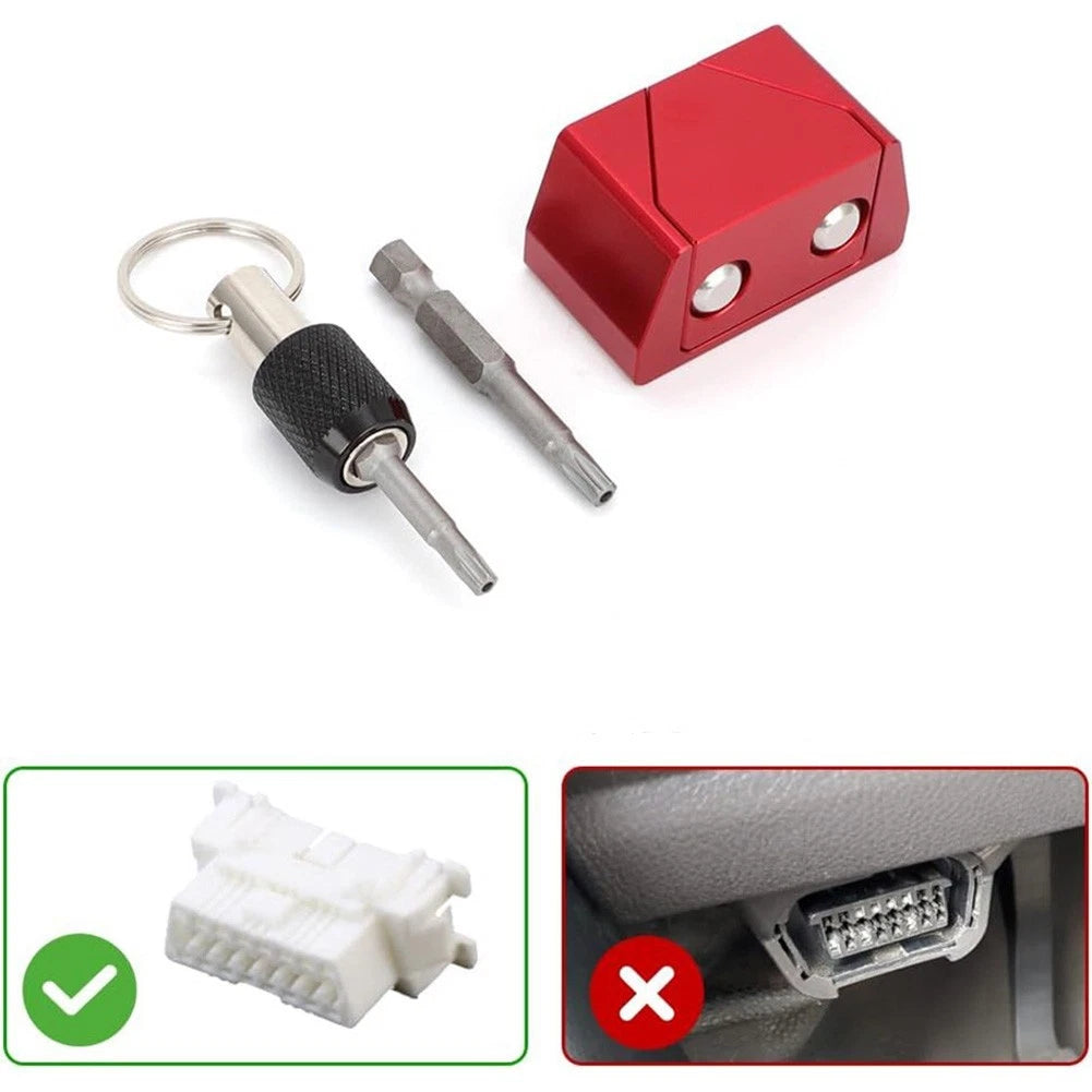 OBD II Diagnostic Interface Lock for Vehicles with 16 Pin OBD Port
