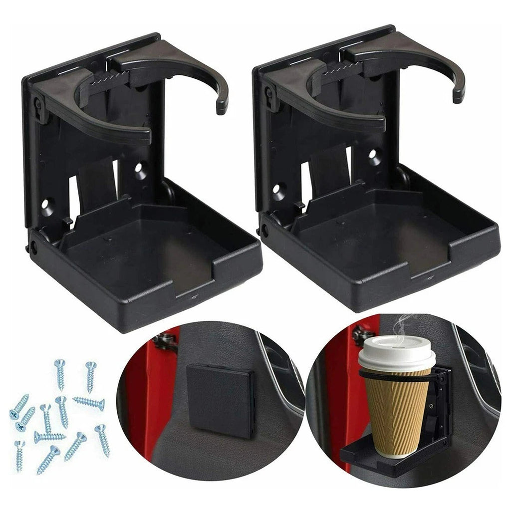 Folding Cup Holders for Car Van Boat RV (Universal Fit)