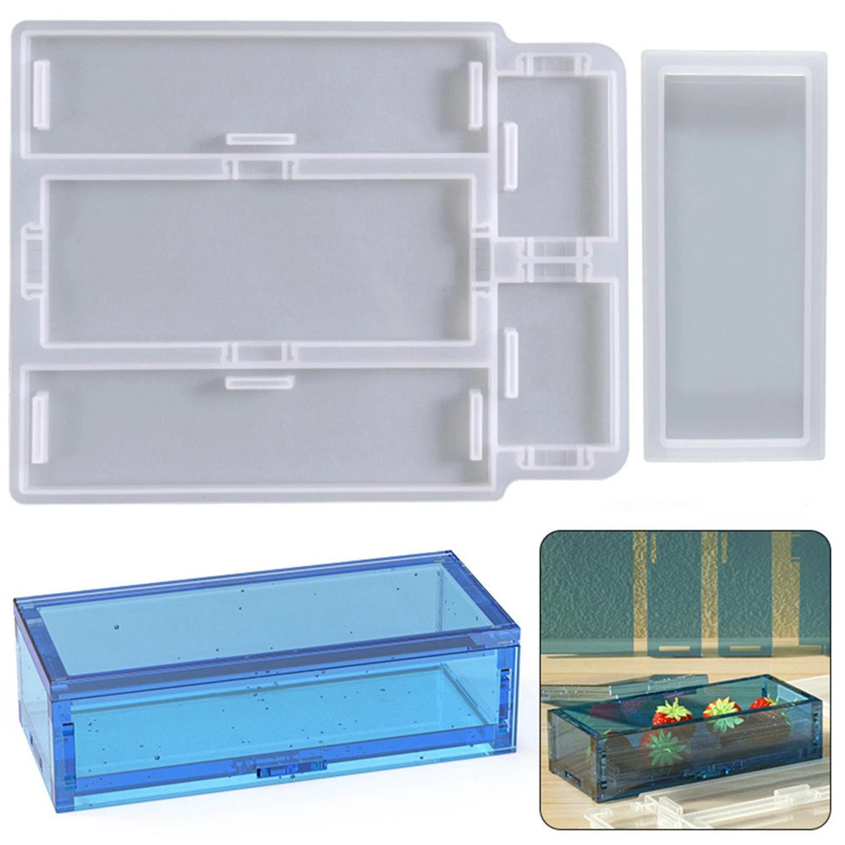 Silicone Epoxy Casting Mold for Desk Organizer (DIY Tool)