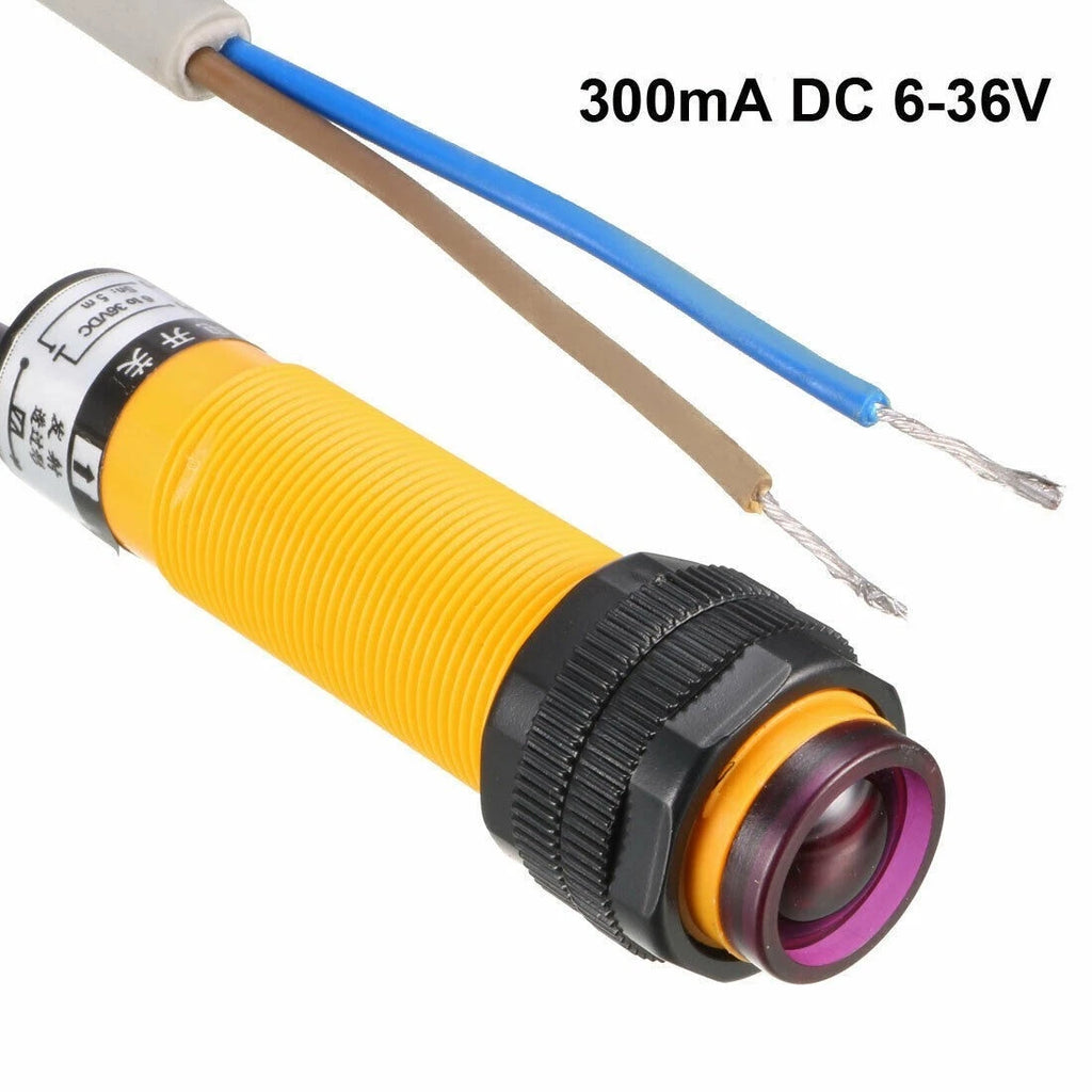 3/2 Wire Light Sensor Switch for NPN NO Photoelectric Control (Infrared)