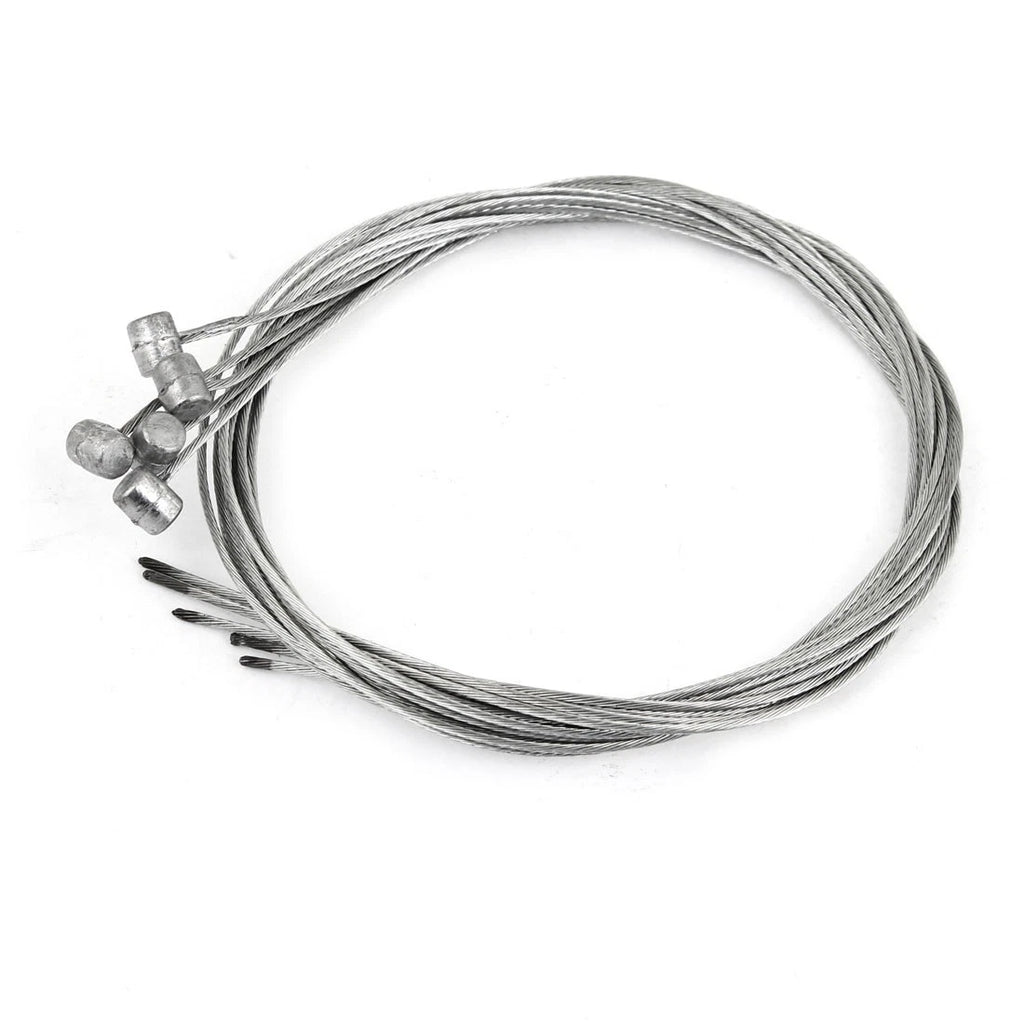 Brake Cable Wire 75cm Steel 1.2mm Replacement Front for Bicycle (5 Pack)