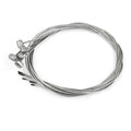 Brake Cable Wire 75cm Steel 1.2mm Replacement Front for Bicycle (5 Pack)