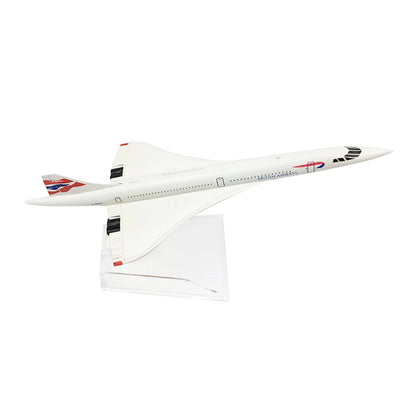1/400 British Concorde Alloy Aircraft Model Diecast Plane