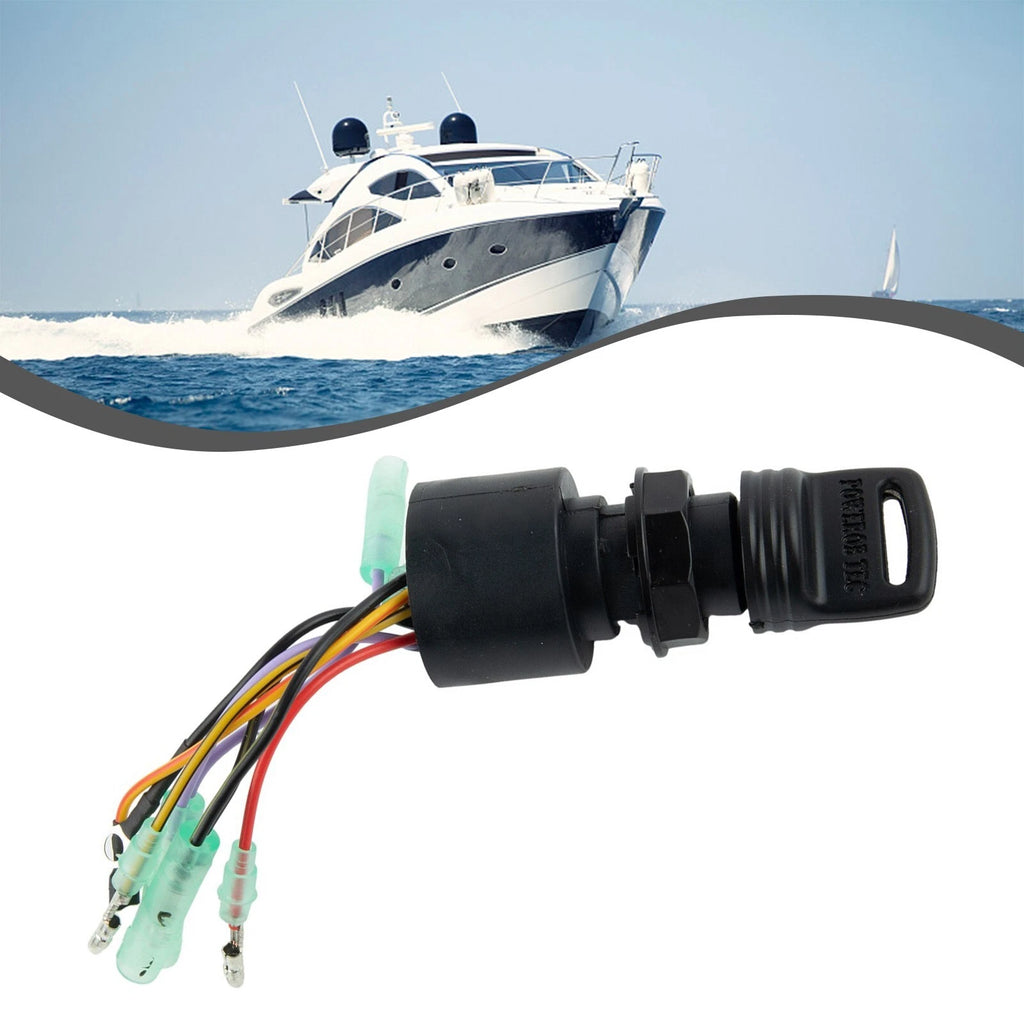 Ignition Key Switch for Outboard Motors 3-Pos 87-17009A5