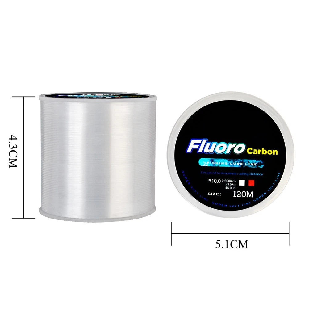 Fluorocarbon Fishing Lure Line for Stronger Performance (120M)