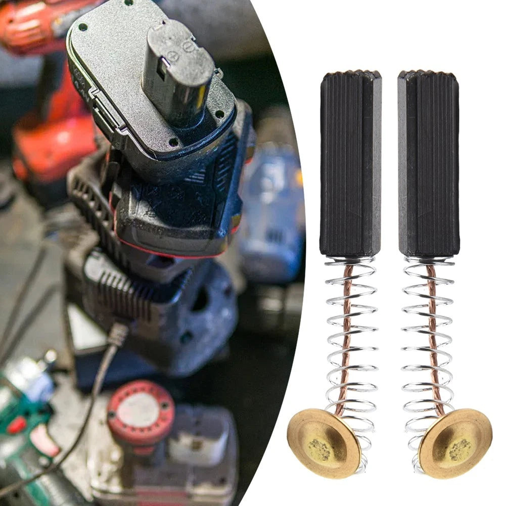 10pcs Carbon Brushes for Electric Motor Drill Angle Grinder