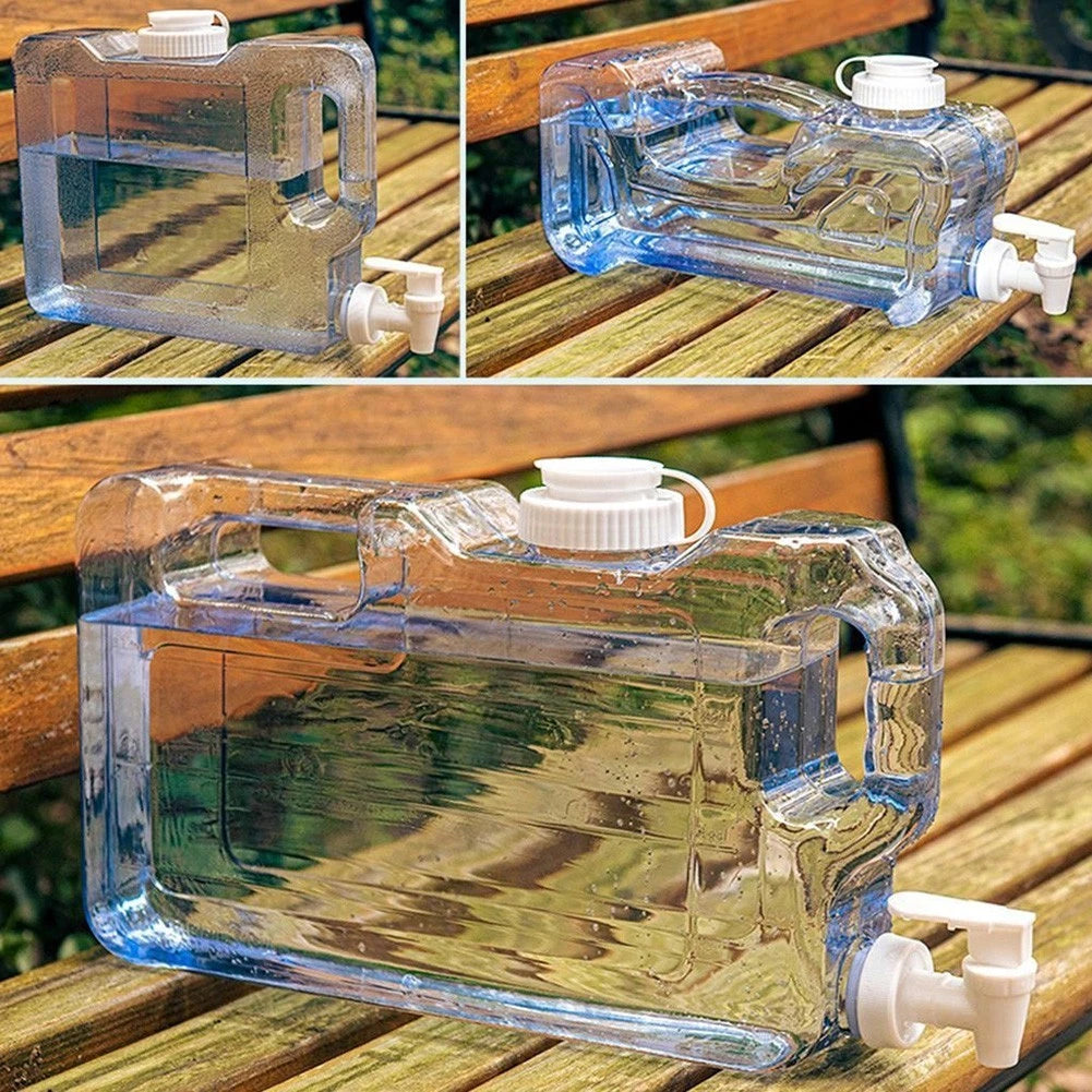 Plastic Water Dispenser 37.5L with Faucet for Beverage Serving