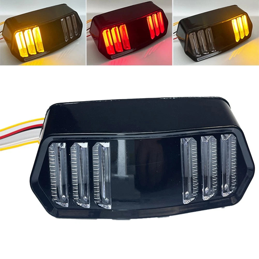Motorcycle Turn Signal with Tail Light for Enhanced Safety