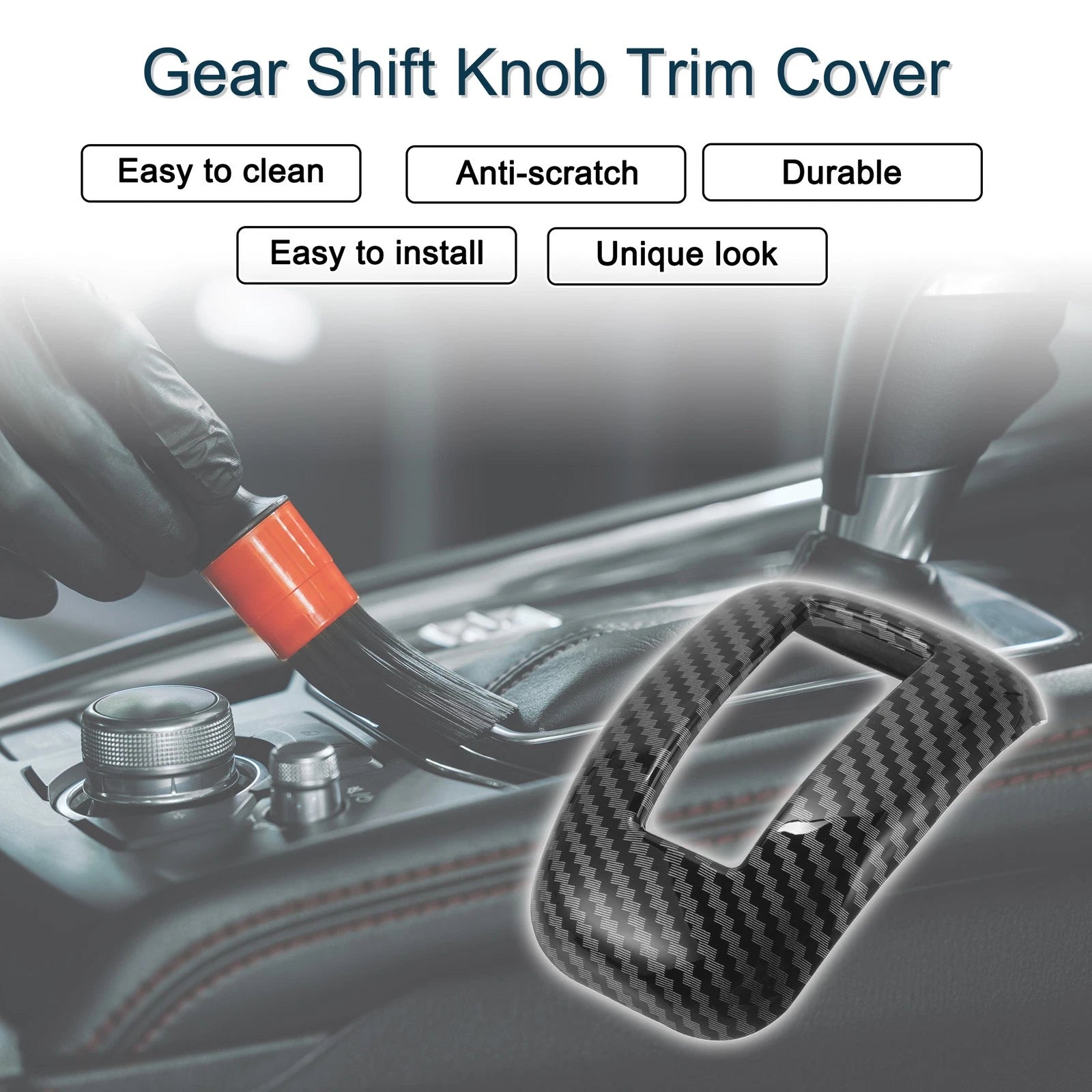 Gear Shift Knob Cover Sticker Replacement for Mitsubishi Outlander (2022–2024)