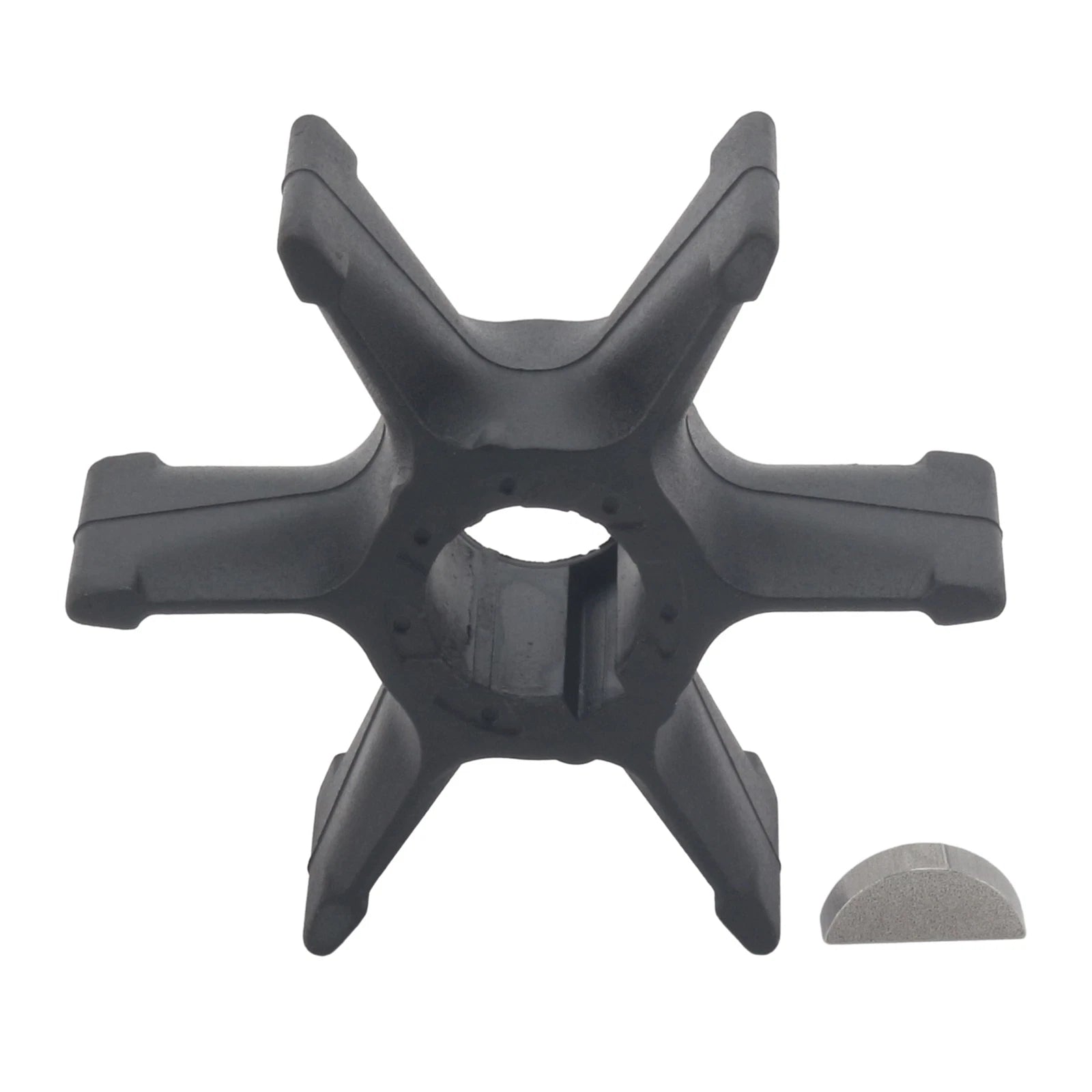 Water Pump Impeller & Key for Yamaha (6F5-44352-01, 676-44352-00, 18-3088)