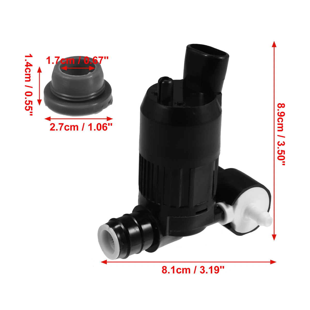 Windshield Washer Motor Pump with Grommet for INFINITI JX35 (2013) 28920-3JA0A
