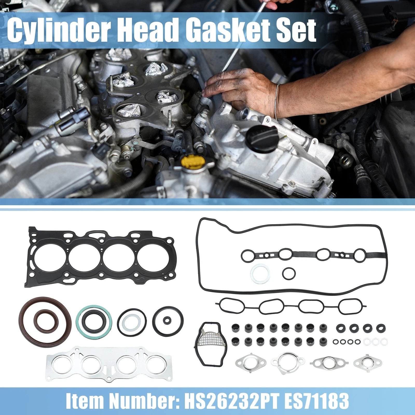 Set of 2 Engine Cylinder Head Gaskets for Scion tC (2005–2010)