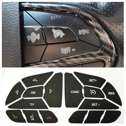 Steering Wheel Button Repair Decal for Dodge Charger (2016–2022)