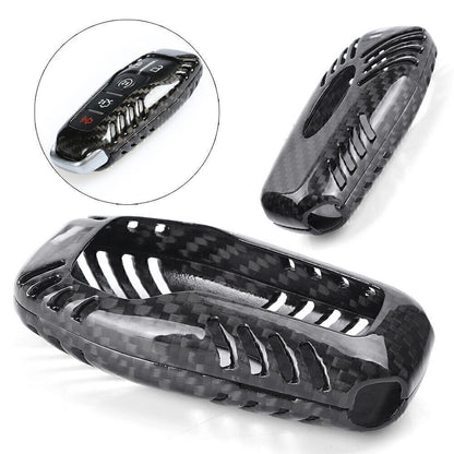 Carbon Fiber Key Fob Shell Cover for Ford Mustang (2015–2016)