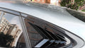 Black Rear Side Window Louver Trim for Benz GLC-Class Coupe (2016–2022)