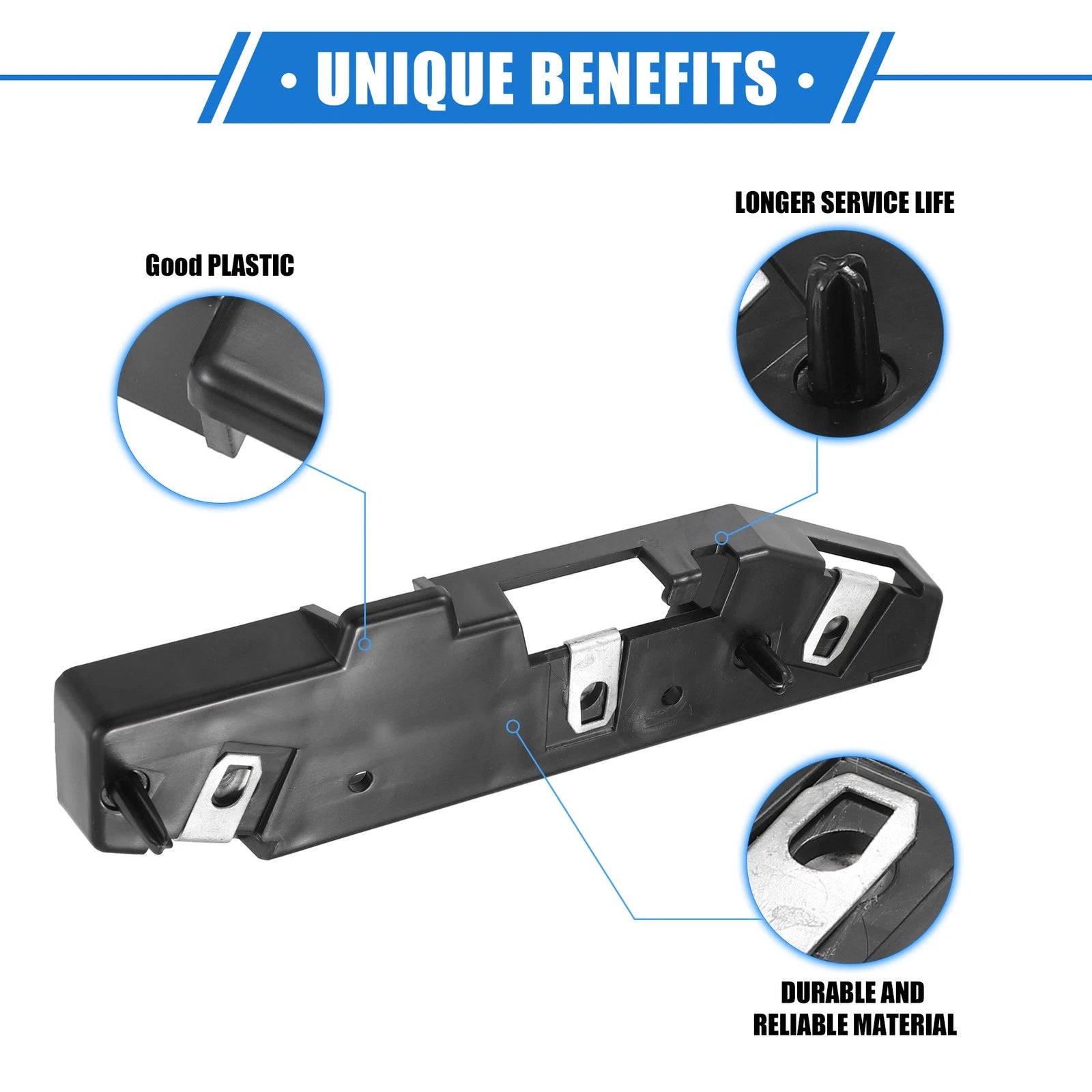 Front Right Bumper Bracket Support Cover Replacement for Ford Edge (2015–2018)