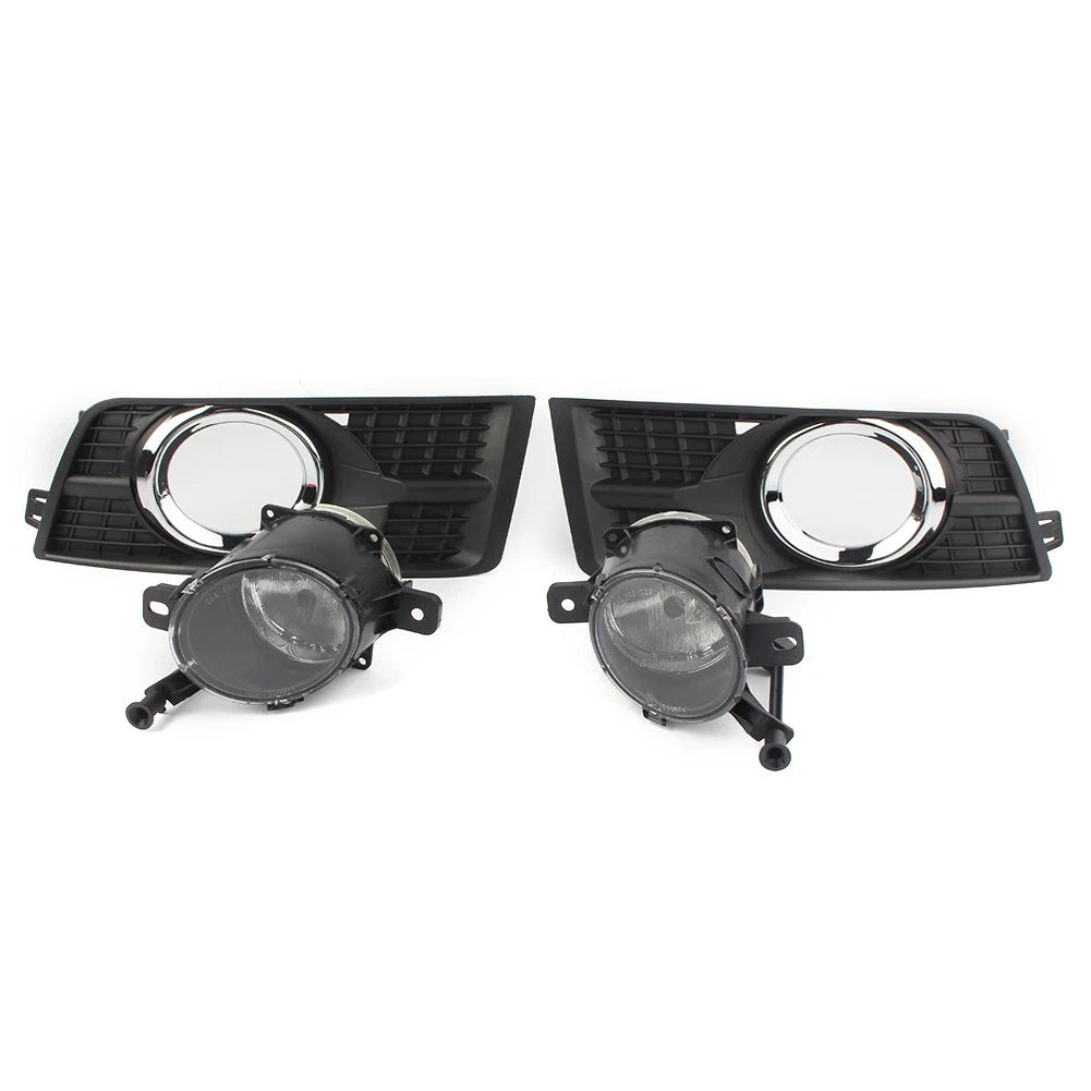 Pair Front Bumper Fog Light Covers for Cadillac SRX (2010–2016)
