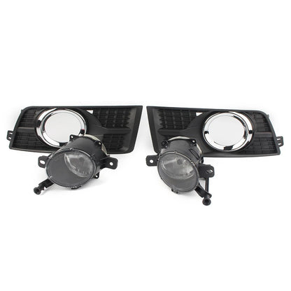 Pair Front Bumper Fog Light Covers for Cadillac SRX (2010–2016)