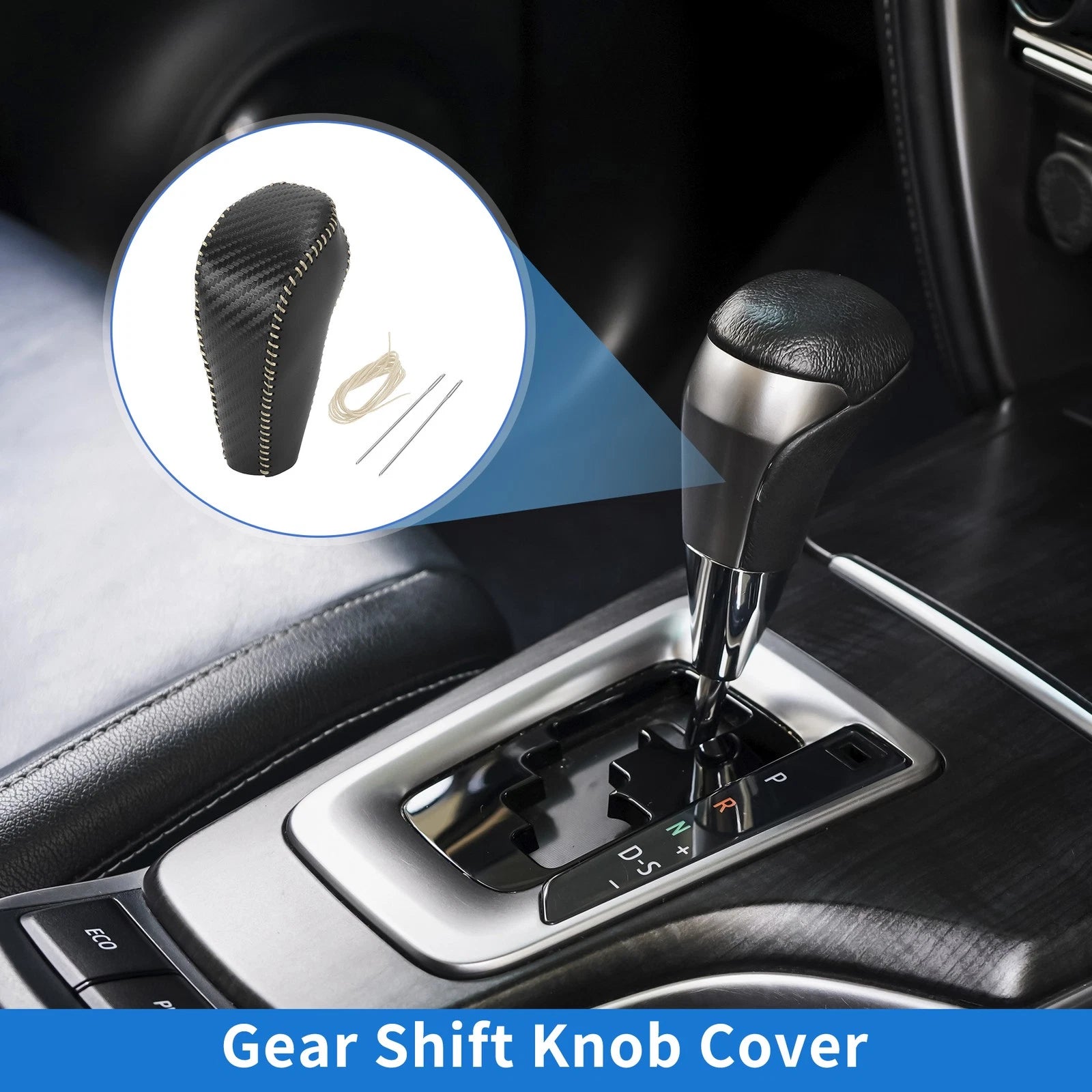 Gear Shift Knob Cover Replacement for Chevrolet Cruze (2011–2015) Beige