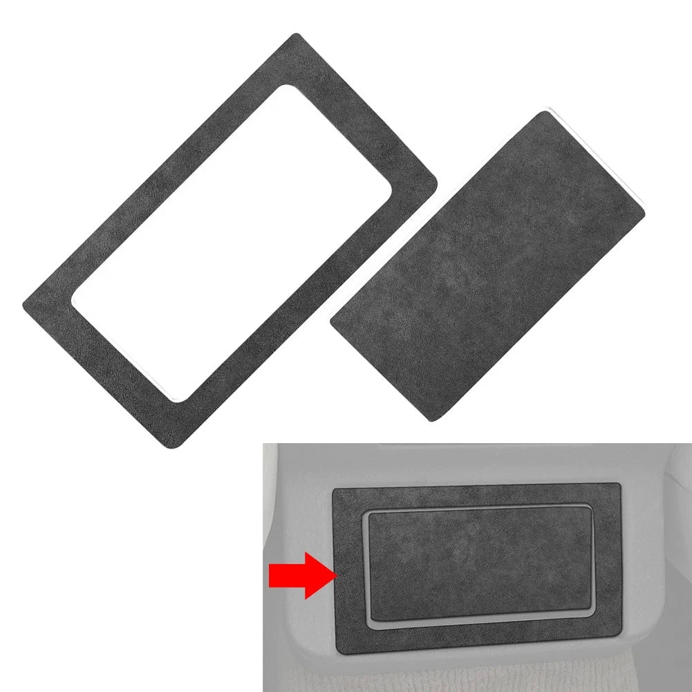 Suede Black Rear Storage Box Panel Cover Trim for BMW 3 Series E36 (1994–1996)