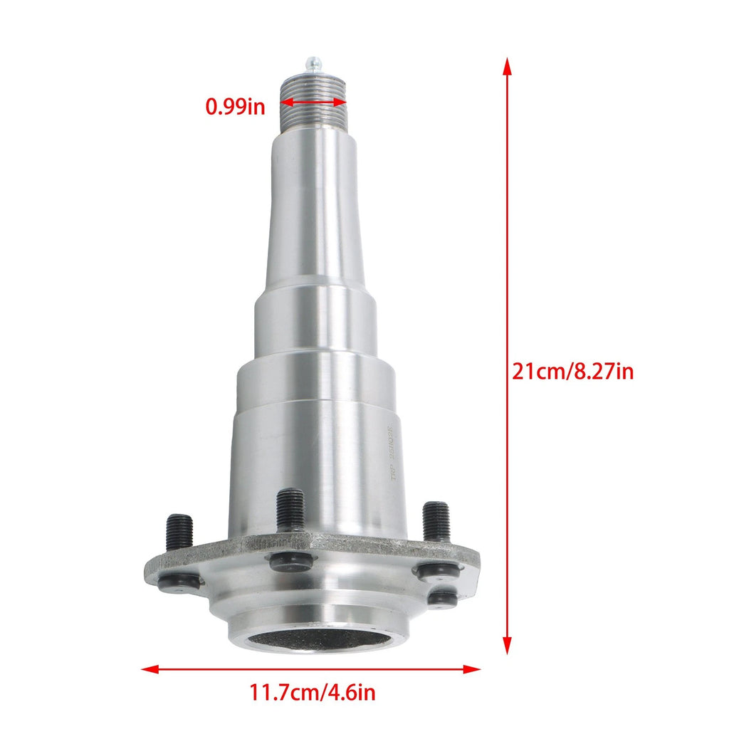 Weld-On Spindle #42 for 7000 lb Trailer Axles (2 1/4" Diameter)