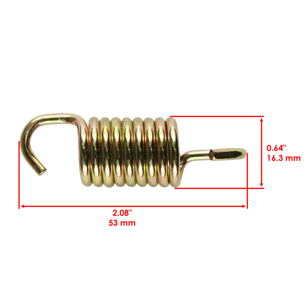 Exhaust Muffler Spring Set for Polaris Xpedition 425 and Worker 500 (2000–2002)
