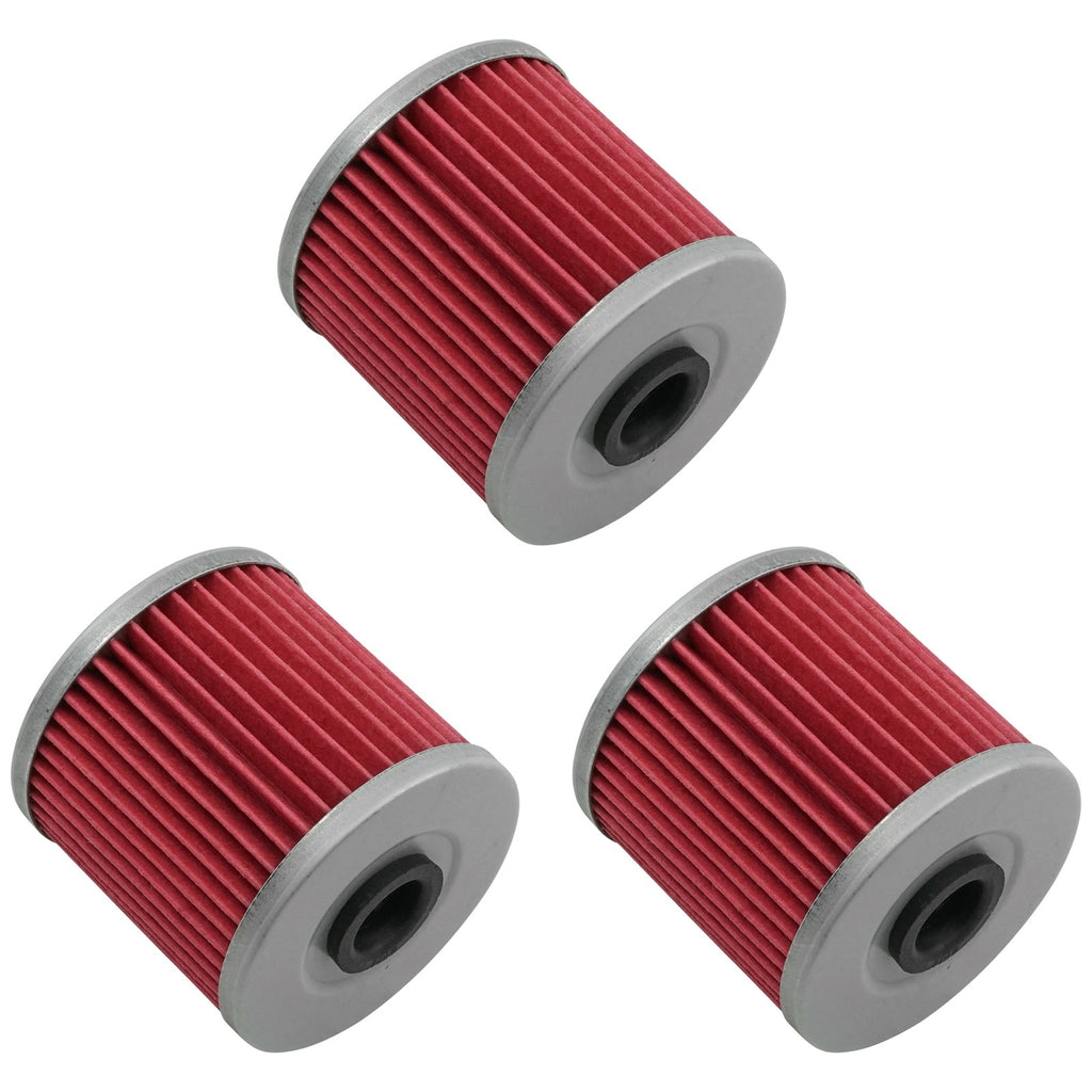 3 Pack Oil Filter Replacement for Kawasaki KLR650 KLR650 (1987–2018)