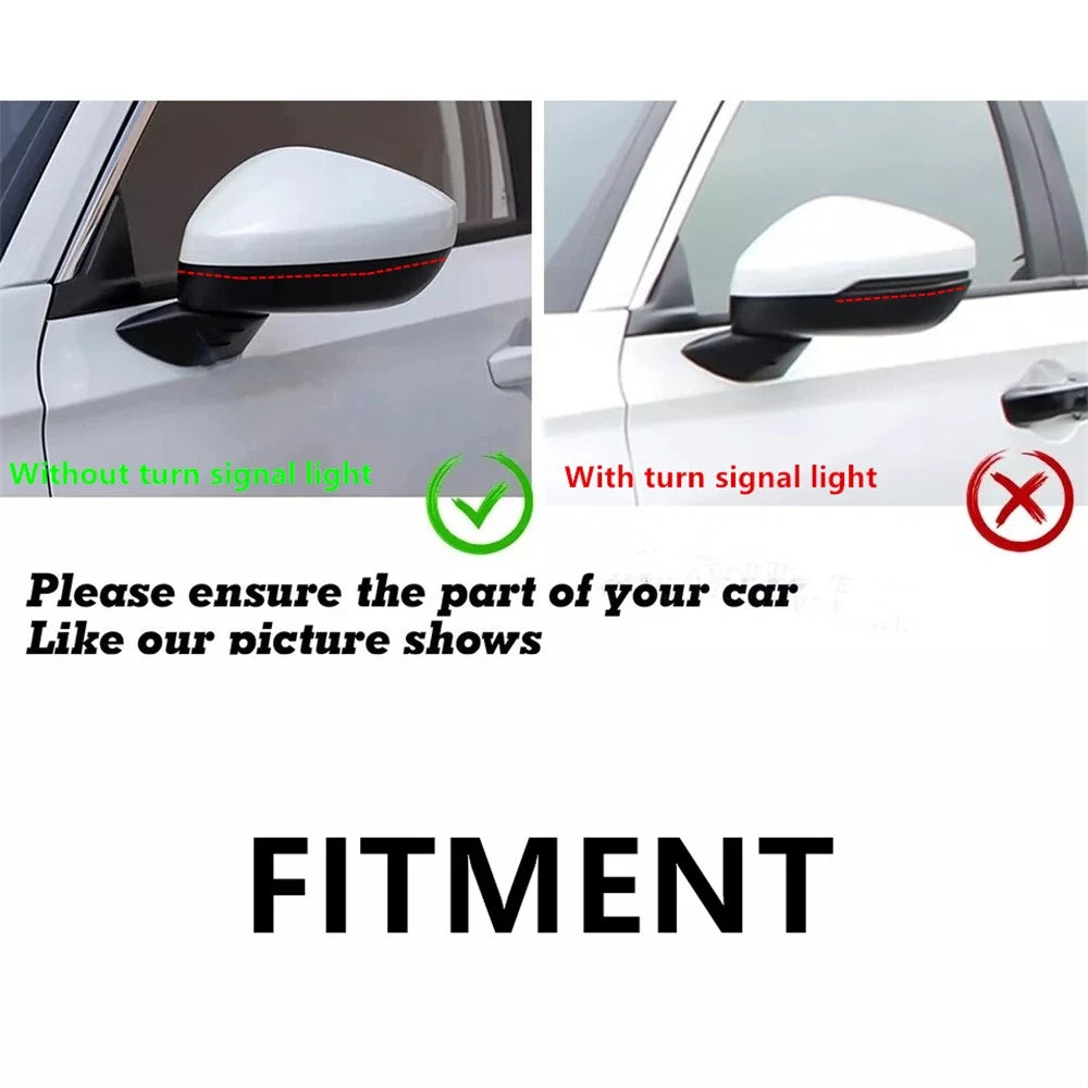 2X Side Rear View Mirror Cover Trim for Honda Civic Sedan & Hatchback (2022–2023)