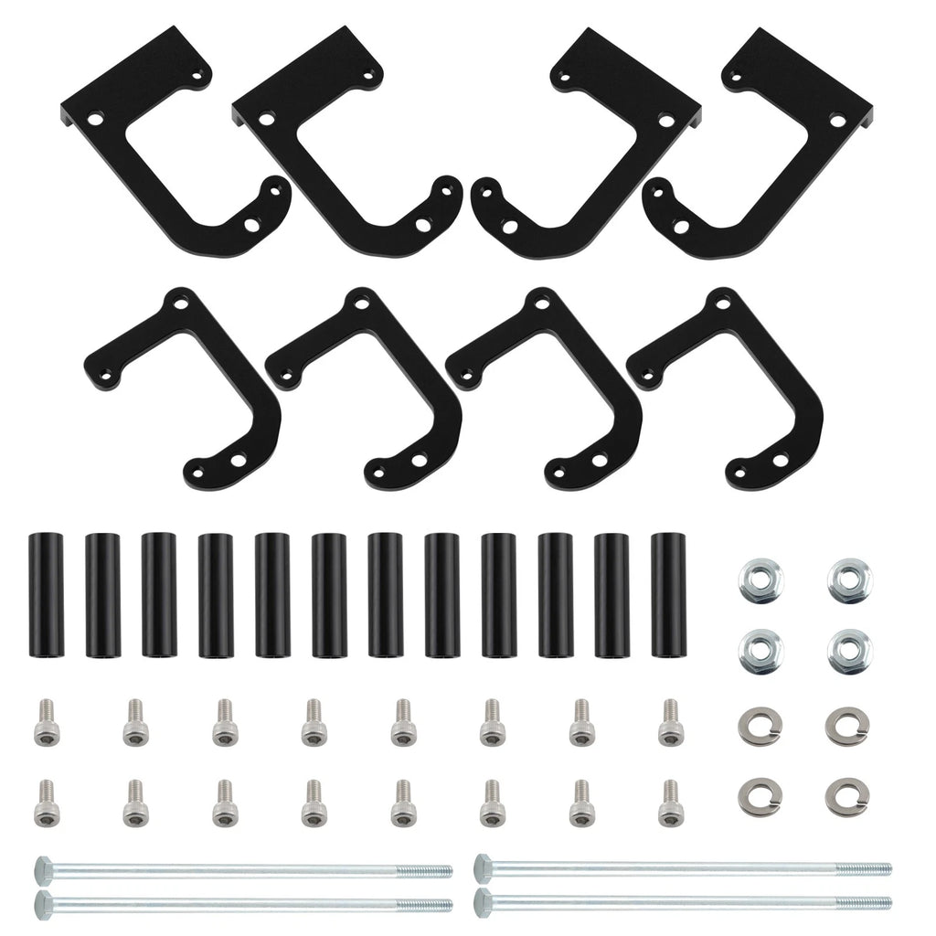 Remote Mount Coil Relocation Brackets Kit for Chevy LS LQ4 (2000–2006) 551562