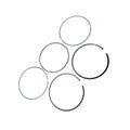 5-Piece Piston Ring Kit 0.5mm Oversized for EX40 Engine