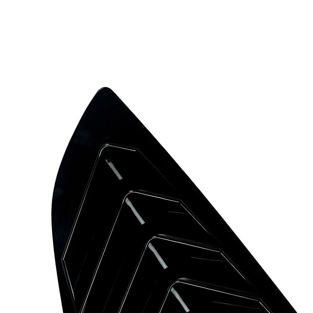 Gloss Black Rear Window Duct Louver Vent Covers for BMW 2-Series F44 (2020–2023)