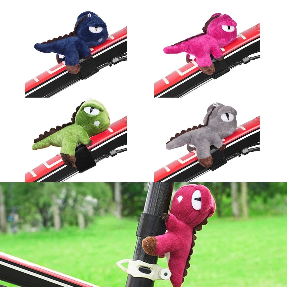 Stuffed Plush Animal Doll Ornament for Cycling Adventures