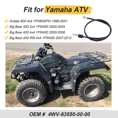 Speedometer Cable for Yamaha Grizzly Big Bear (1998–2001) 4WV-83550-00-00