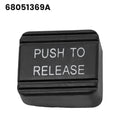 Brake Pedal Pad for Dodge Durango (2013–2021) 68051369AA Black