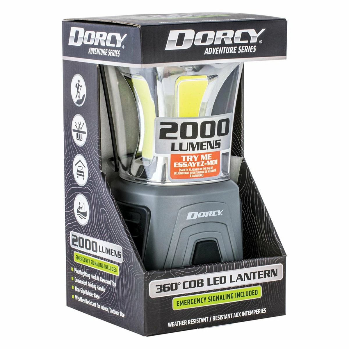 2,000-Lumen Adventure Max Lantern for Dorcy (413119)