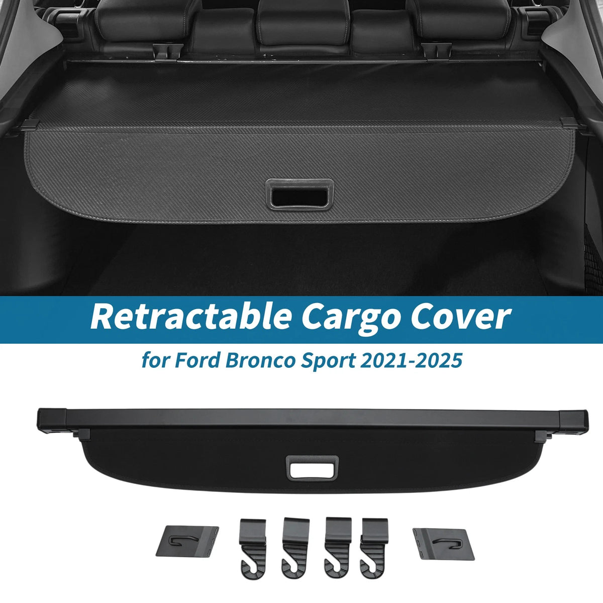 Retractable Cargo Cover for Ford Bronco Sport (2021–2025)