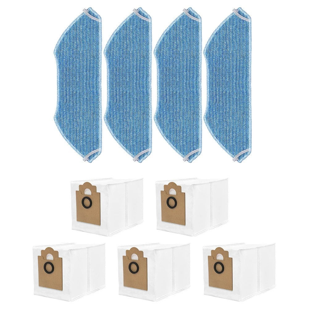 Set of 4 Microfiber Cloths for Robot Dust Bags
